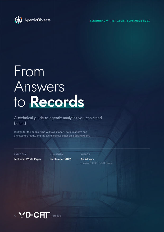 Cover of the technical white paper From Answers to Records.